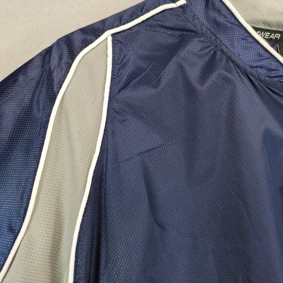 NWT Mizuno Teamwear Protect Men's XL Navy Batting Jersey Wind Water Gear 1/4 Zip - Picture 9 of 10